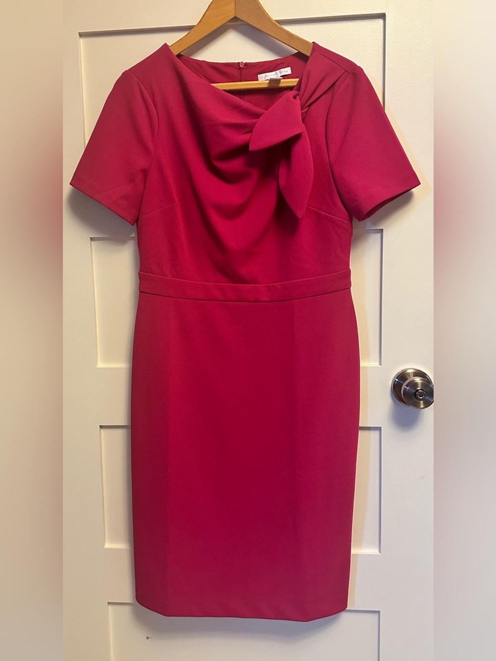 London Times Fuchsia Sheath Dress NWOT